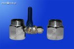 Przyłącze 3/4" z zaworkiem 1/4"